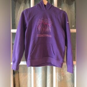Columbia size L 14-16 yrs purple hoodie sweatshirt in EUC